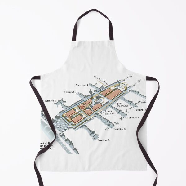 Item preview, LA LAX AIRPORT TERMINAL MAP designed and sold by KALEIDOSCOPE UK.