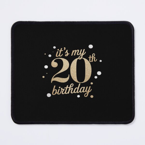 Item preview, Its My 20th Birthday Happy 20 Year Old Birthday designed and sold by angolinnArt.