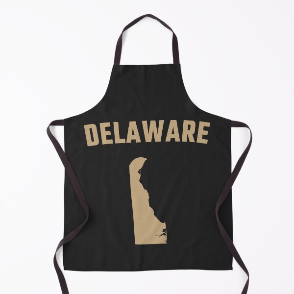 Item preview, Delaware State Map - Minimalist Vintage Gold Silhouette designed and sold by mashmosh.