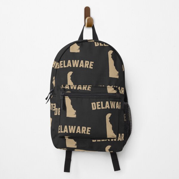Item preview, Delaware State Map - Minimalist Vintage Gold Silhouette designed and sold by mashmosh.