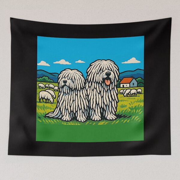Item preview, The hungarian Komondor dogs designed and sold by Helios Be. Lavsh.