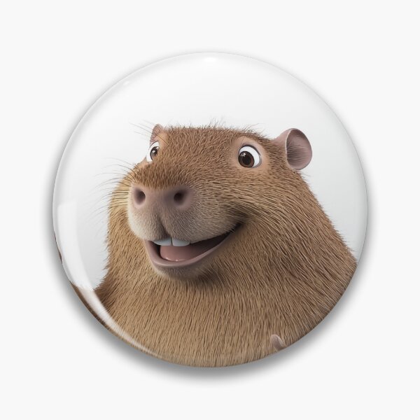 Item preview, A cheerful capybara giving a friendly thumbs up while enjoying a sunny day designed and sold by MiraCleAI.