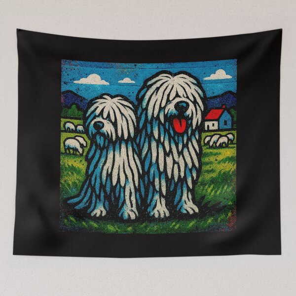Item preview, The hungarian Komondor dogs#1 designed and sold by Helios Be. Lavsh.