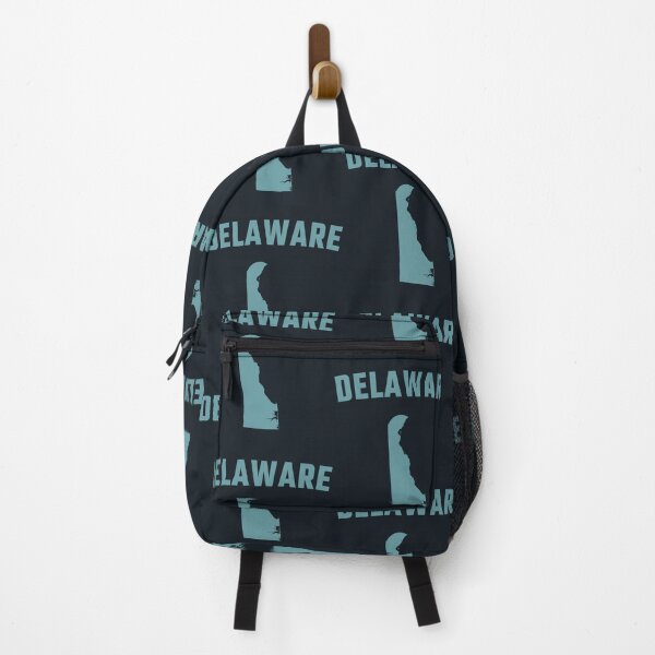 Item preview, Delaware State Map Silhouette - Minimalist Retro Teal Design designed and sold by mashmosh.