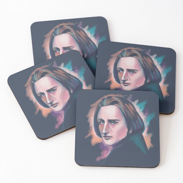 Item preview, Liszt Colorful Watercolor Portrait designed and sold by Stable-Camp-Rd.