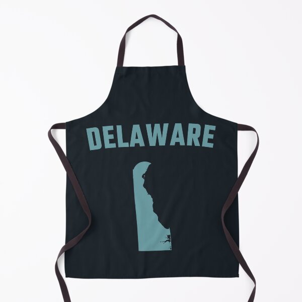 Item preview, Delaware State Map Silhouette - Minimalist Retro Teal Design designed and sold by mashmosh.