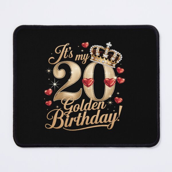 Item preview, Its My Golden Birthday Girl 20 Year Old Diamond Crown designed and sold by angolinnArt.