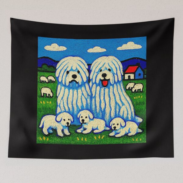 Item preview, The hungarian Komondor dogs#2 designed and sold by Helios Be. Lavsh.