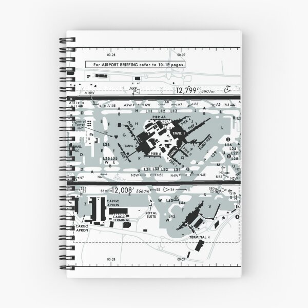 Item preview, HEATHROW AIRPORT MAP LHR designed and sold by KALEIDOSCOPE UK.