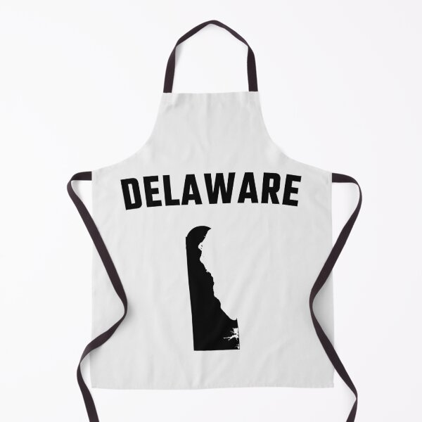 Item preview, Delaware State Pride - Minimalist Black Silhouette Map designed and sold by mashmosh.