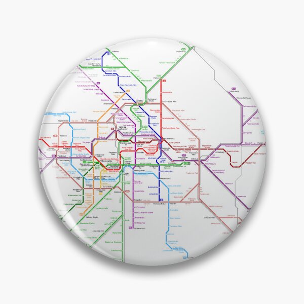 Item preview, BERLIN S BAHN Transport Map designed and sold by KALEIDOSCOPE UK.