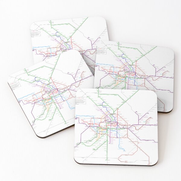 Item preview, BERLIN S BAHN Transport Map designed and sold by KALEIDOSCOPE UK.