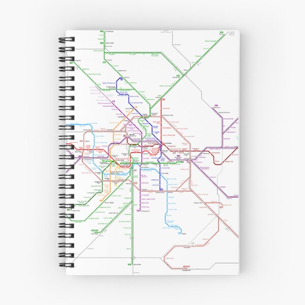 Item preview, BERLIN S BAHN Transport Map designed and sold by KALEIDOSCOPE UK.