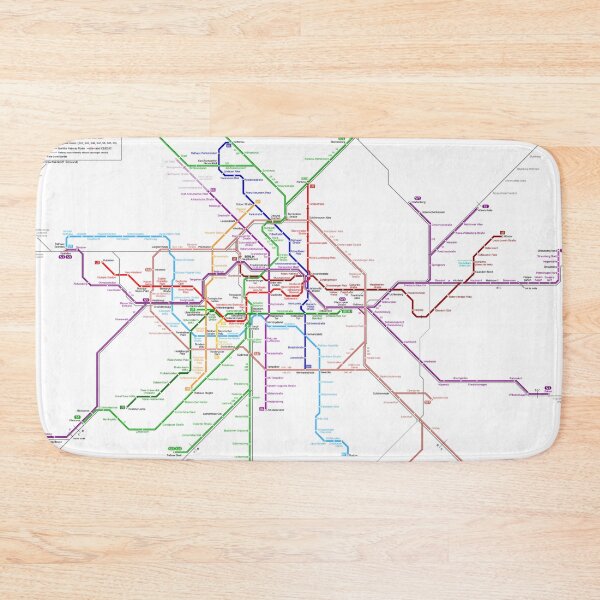 Item preview, BERLIN S BAHN Transport Map designed and sold by KALEIDOSCOPE UK.