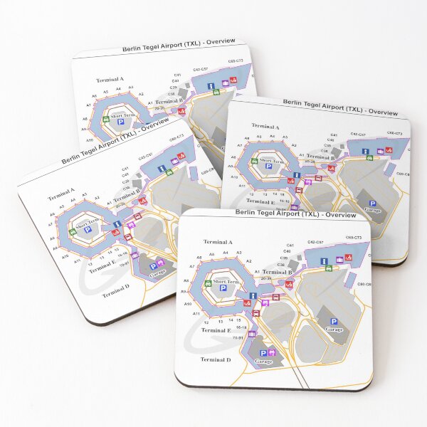 Item preview, BERLIN TEGEL AIRPORT designed and sold by KALEIDOSCOPE UK.