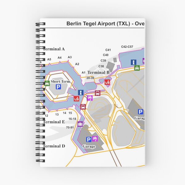 Item preview, BERLIN TEGEL AIRPORT designed and sold by KALEIDOSCOPE UK.