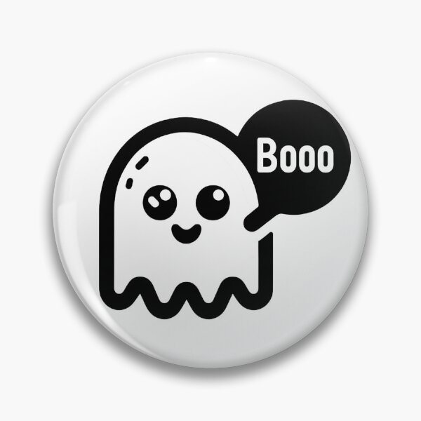 Item preview, Cute Ghost Who Thinks He’s Very Scary – Minimal Funny Design designed and sold by Fun-and-joy.
