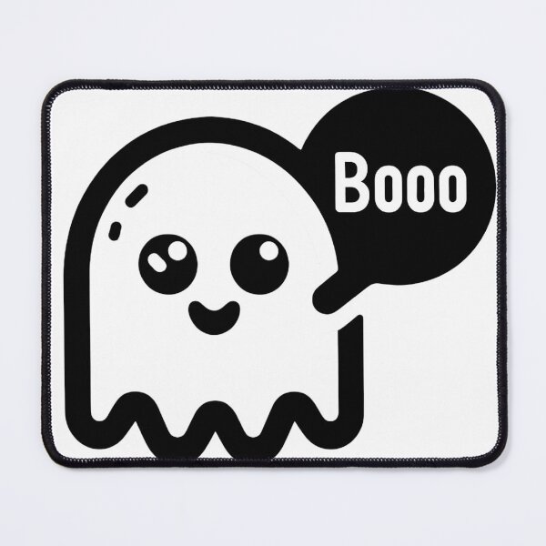 Item preview, Cute Ghost Who Thinks He’s Very Scary – Minimal Funny Design designed and sold by Fun-and-joy.
