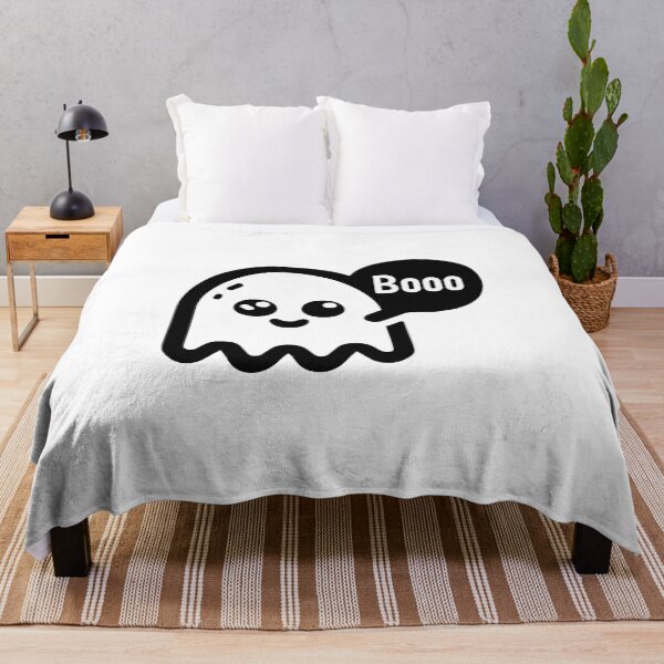 Item preview, Cute Ghost Who Thinks He’s Very Scary – Minimal Funny Design designed and sold by Fun-and-joy.