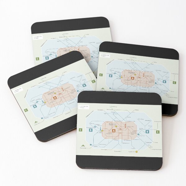 Item preview, BERLIN S BAHN ZONES TRAVEL MAP designed and sold by KALEIDOSCOPE UK.