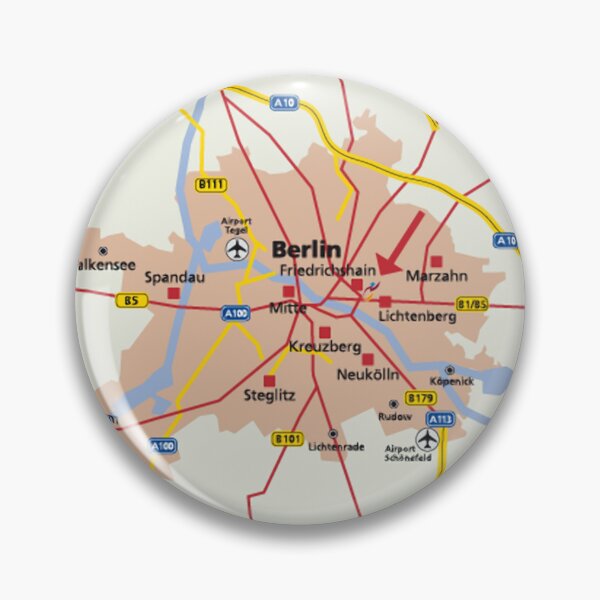 Item preview, CENTRAL BERLIN TRAVEL MAP designed and sold by KALEIDOSCOPE UK.