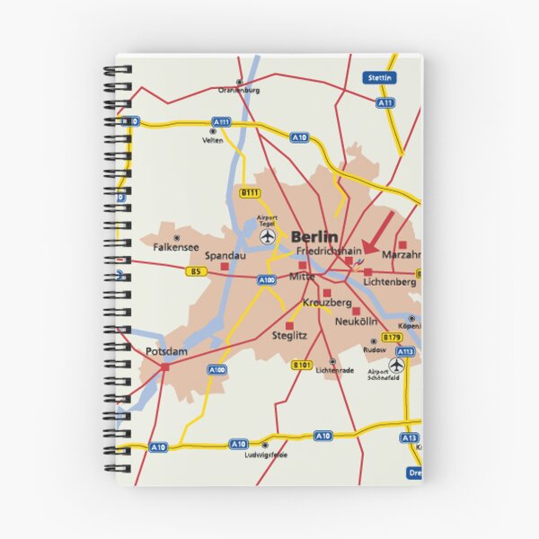 Item preview, CENTRAL BERLIN TRAVEL MAP designed and sold by KALEIDOSCOPE UK.