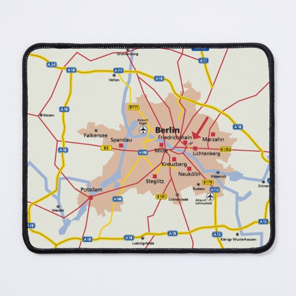 Item preview, CENTRAL BERLIN TRAVEL MAP designed and sold by KALEIDOSCOPE UK.