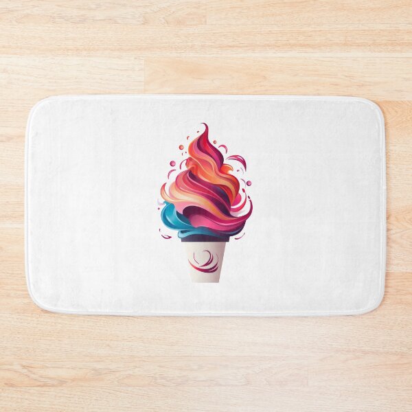 Item preview, Delicious Cup of Colorful Swirled Ice Cream designed and sold by MiraCleAI.