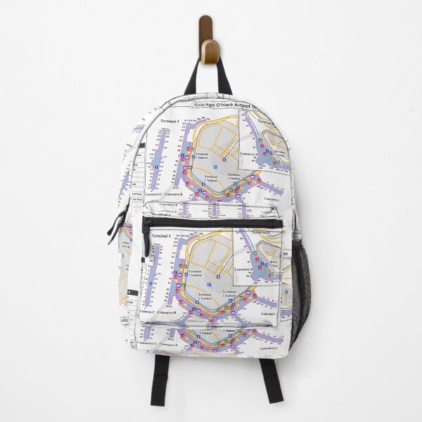 Item preview, CHICAGO O HARE AIRPORT MAP designed and sold by KALEIDOSCOPE UK.