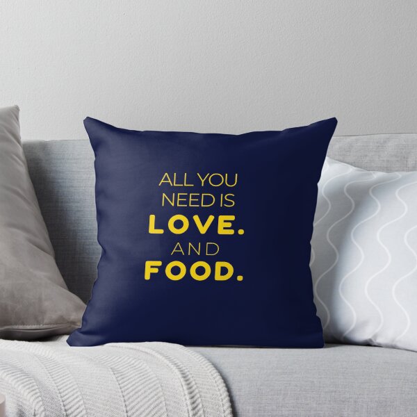 Item preview, All You Need is Love and Food designed and sold by TonsPOD.