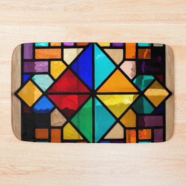 Item preview, Modern Colorful Stained Glass Texture (image size 7840x11680) designed and sold by Digital-Davinci.