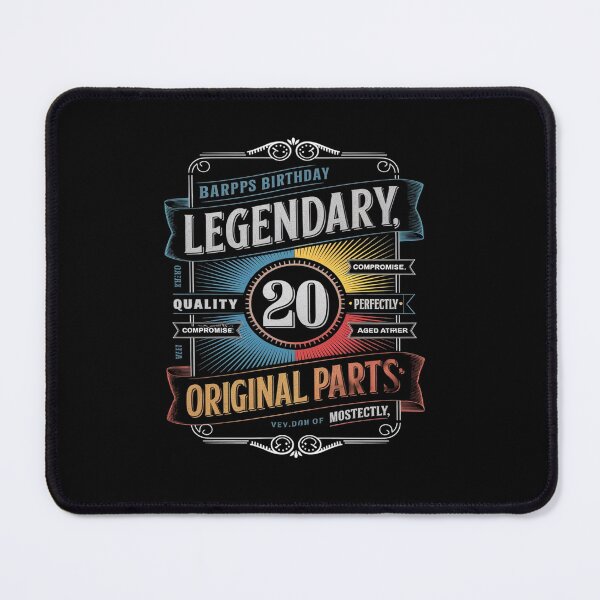 Item preview, Legendary 20 Years Old Aged Perfectly 20th Birthday designed and sold by angolinnArt.