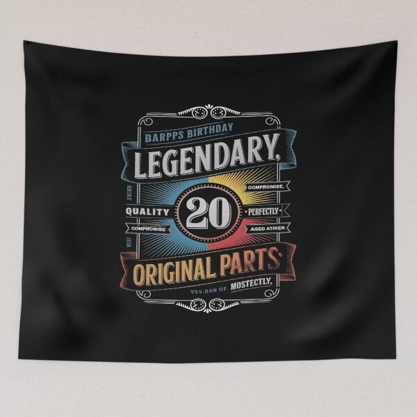 Item preview, Legendary 20 Years Old Aged Perfectly 20th Birthday  designed and sold by angolinnArt.