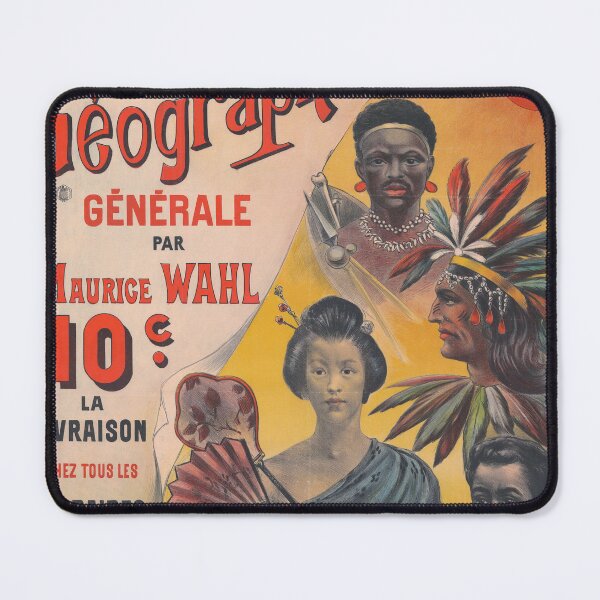 Item preview, French Geography Book Advertising Poster (1899) designed and sold by 19th Century in Color.