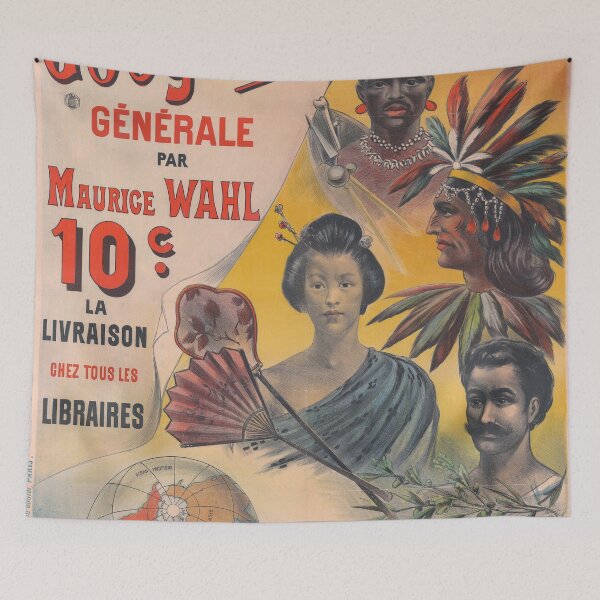 Item preview, French Geography Book Advertising Poster (1899) designed and sold by 19th Century in Color.