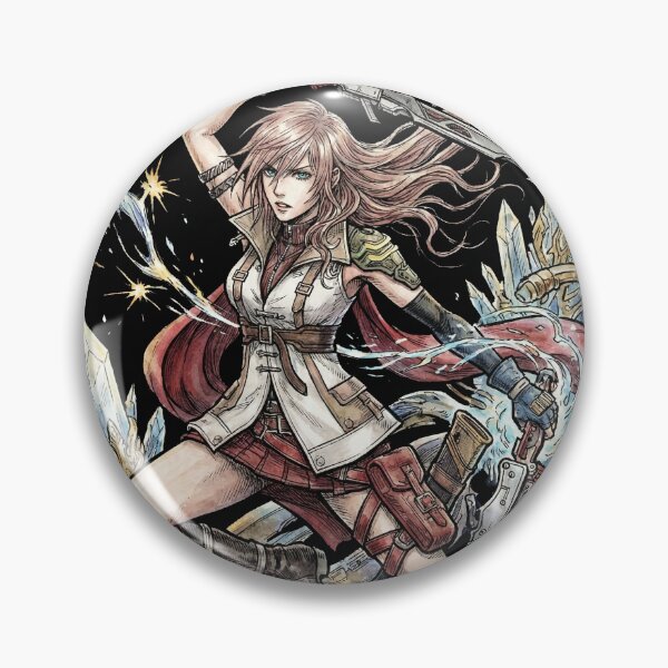 Item preview, Lightning FF13 Final Fantasy XIII - Gunblade l'Cie Soldier Fan Art designed and sold by Senpaiwaves.