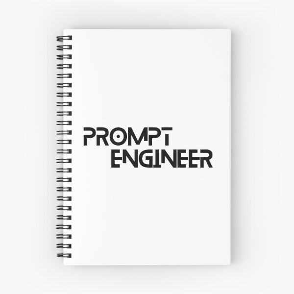 Item preview, Prompt engineer minimalist quote design designed and sold by Artycom.