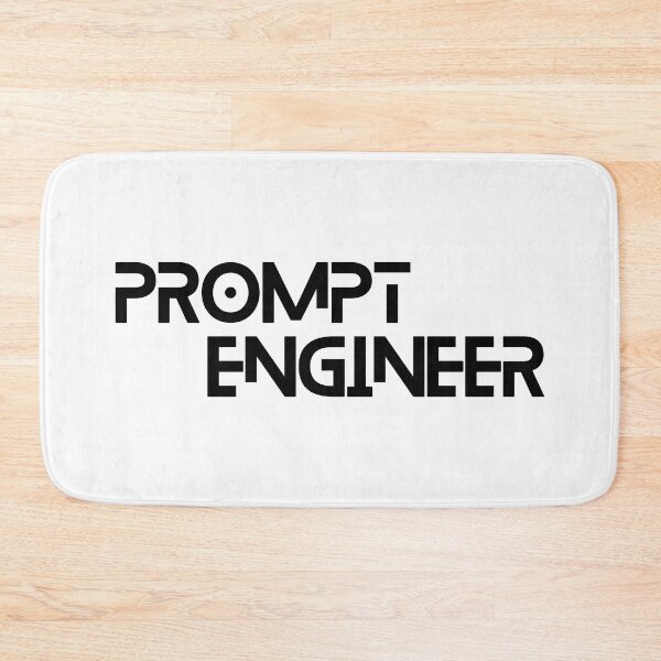 Item preview, Prompt engineer minimalist quote design designed and sold by Artycom.