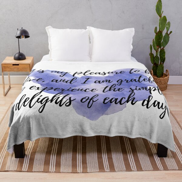 Item preview, It is my pleasure to be alive, and I am grateful to experience the simple delights of each day - Positive Affirmations [ 2021 - Collection ] designed and sold by elmsstudios.