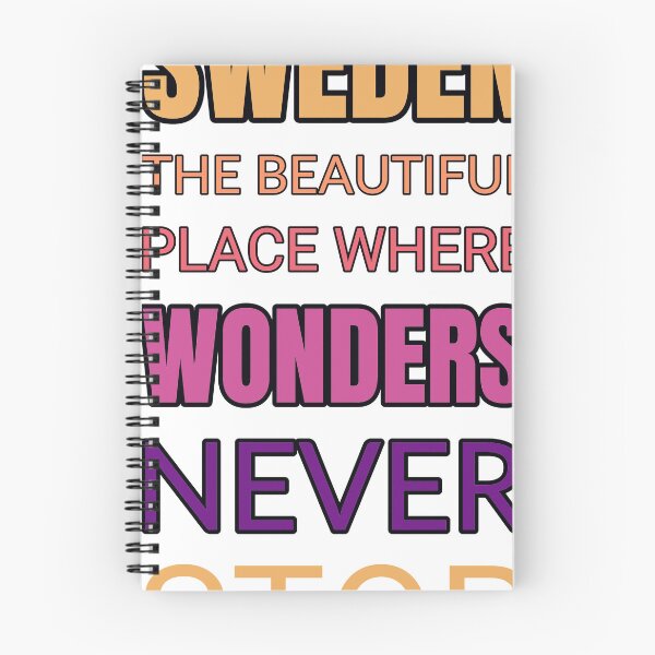 Item preview, Sweden The Beautiful Place Where Wonders Never Stop designed and sold by TheIconSmith.
