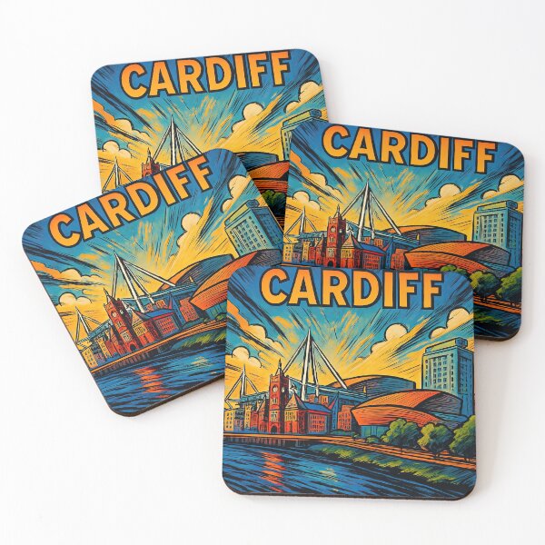 Item preview, cardiff, city | Comics stylCartoone -  designed and sold by ComicsFactory.