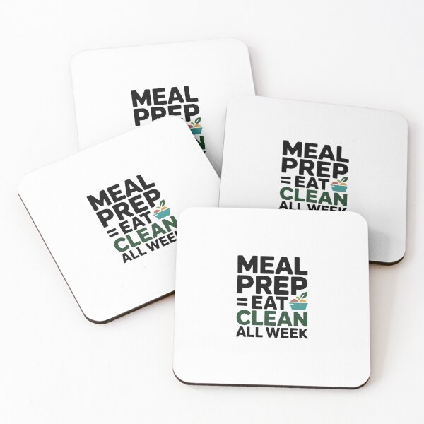 Item preview, Meal Prep = Eat Clean All Week – Healthy Lifestyle Fitness designed and sold by Vintage Shapes.