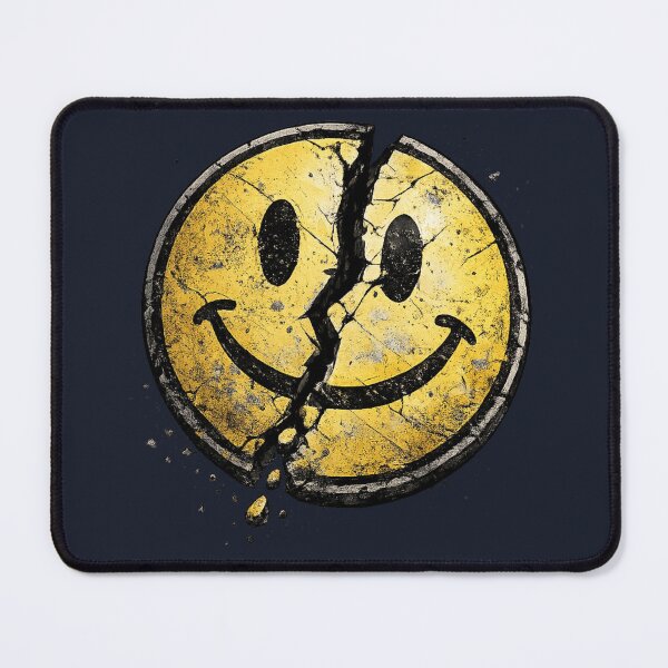 Item preview, Broken Smile Emoji Icon designed and sold by DesignsByHania.