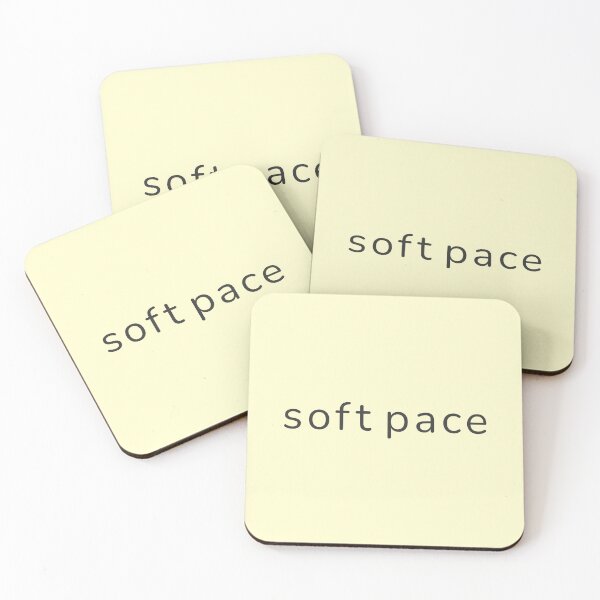 Item preview, soft pace Minimalist T-Shirt | Slow Living Introvert Burnout Quote Tee designed and sold by PixelPlush.