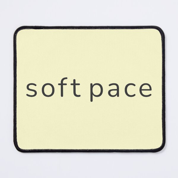 Item preview, soft pace Minimalist T-Shirt | Slow Living Introvert Burnout Quote Tee designed and sold by PixelPlush.