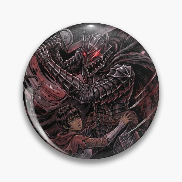 Item preview, Dark Fantasy Mercenary Couple - Black Swordsman and Fierce Warrior Woman Inspired by Classic Manga Fan Art designed and sold by Senpaiwaves.