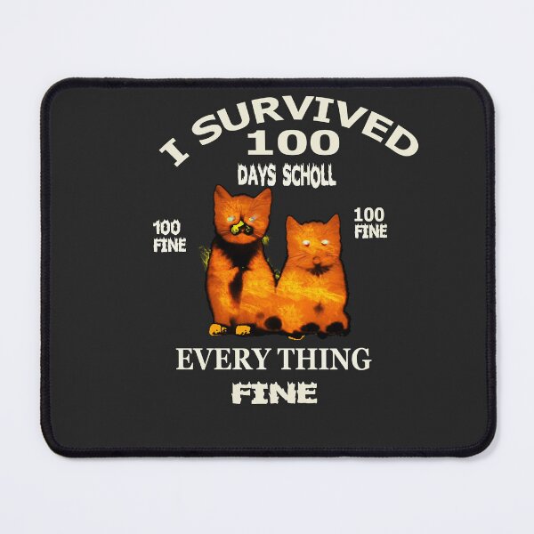 Item preview, Copy of 100 days of school school challenge funny animal text designed and sold by Mudikeys.