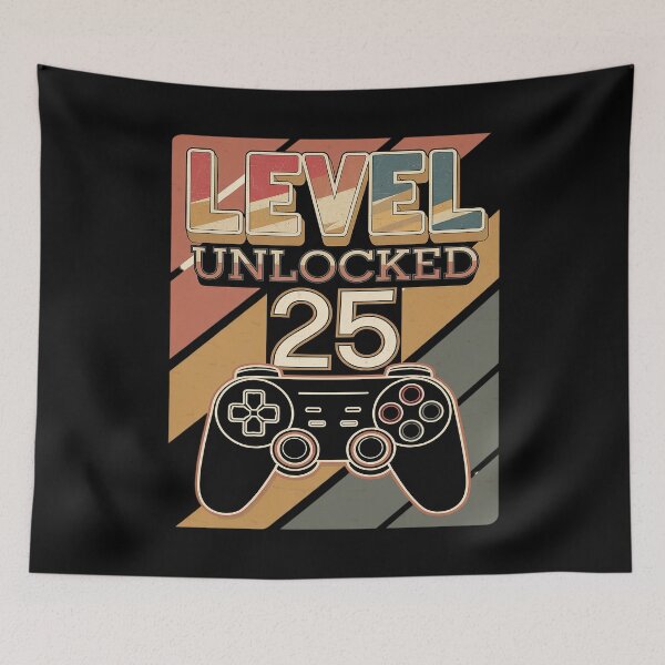 Artikelvorschau, Level 25 freigeschaltet – Videospieler feiert 25. Geburtstag entworfen und verkauft von joyouartArt.