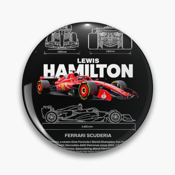 Artikelvorschau, Die Ära Hamilton im roten Ferrari beginnt. entworfen und verkauft von REESECOULT.