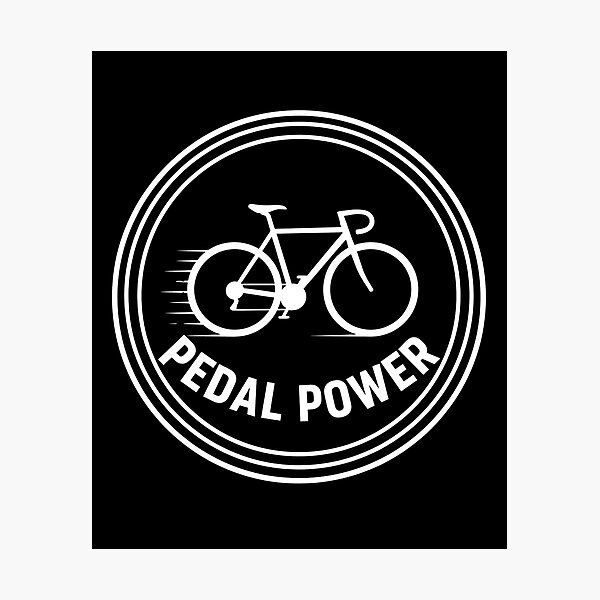 Item preview, PEDAL POWER bicycle rider bicycle lover bicycle enthusiast exercise sports athletic designed and sold by Jt41.